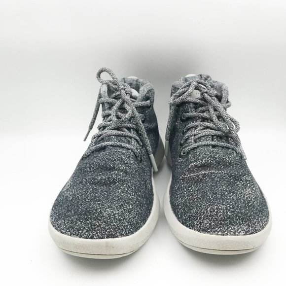 ALLBIRDS Wool Runner Up Mizzle WRU High Top Gray Sneakers Mens 12 - Picture 2 of 14
